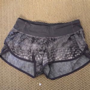 Lululemon speedshorts size 2